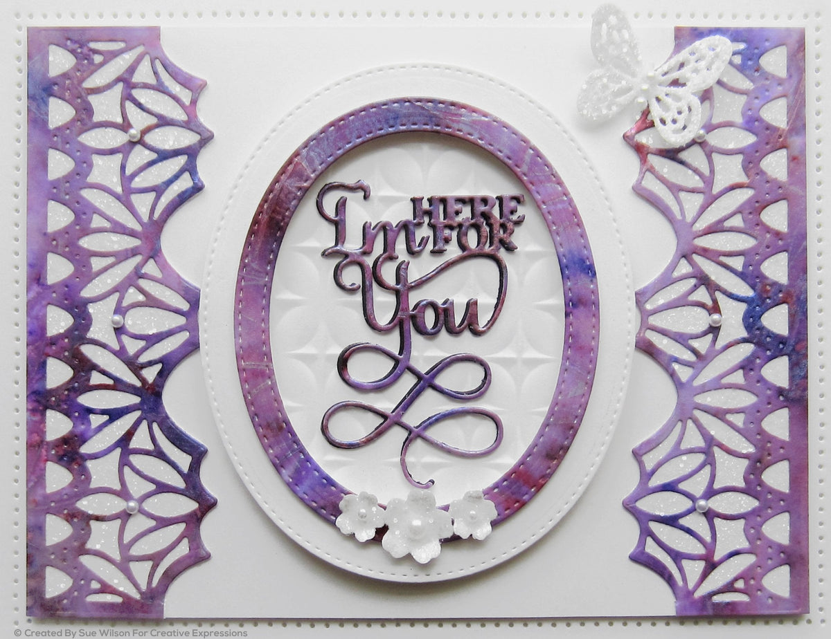 Matrice de découpe Sue Wilson Endless Options Fond Whitney