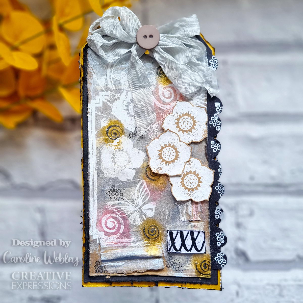 Creative Expressions Designer Boutique Breezy Elements Lot de tampons transparents 15,2 x 10,2 cm