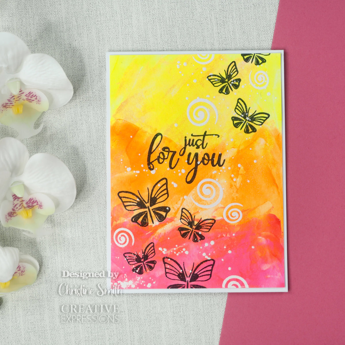 Creative Expressions Designer Boutique Breezy Elements Lot de tampons transparents 15,2 x 10,2 cm