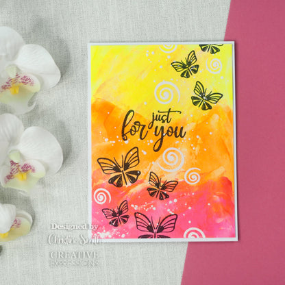Creative Expressions Designer Boutique Breezy Elements Lot de tampons transparents 15,2 x 10,2 cm