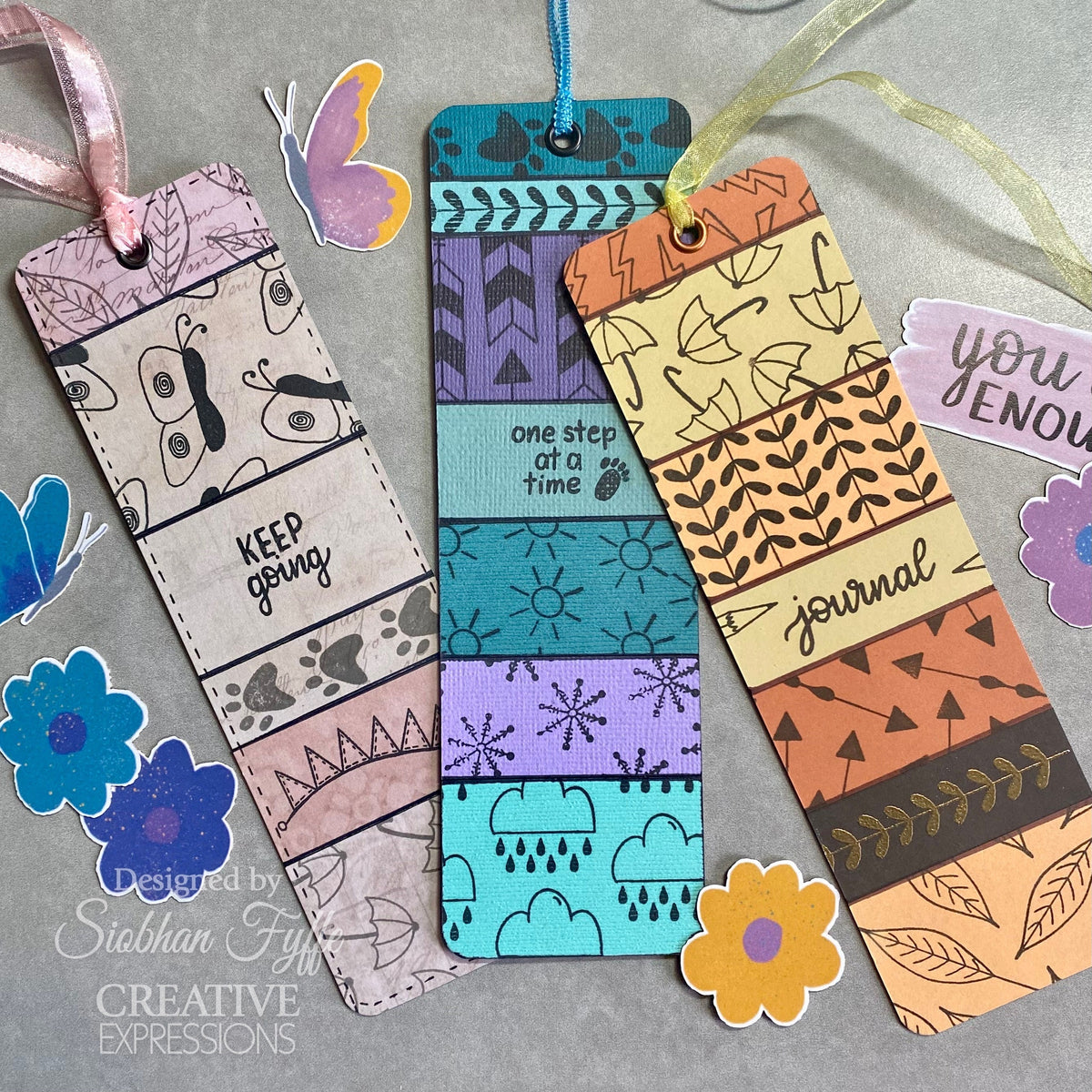 Creative Expressions Helen Colebrook Sentiments Positifs Set de Tampons Transparents 6 po x 4 po