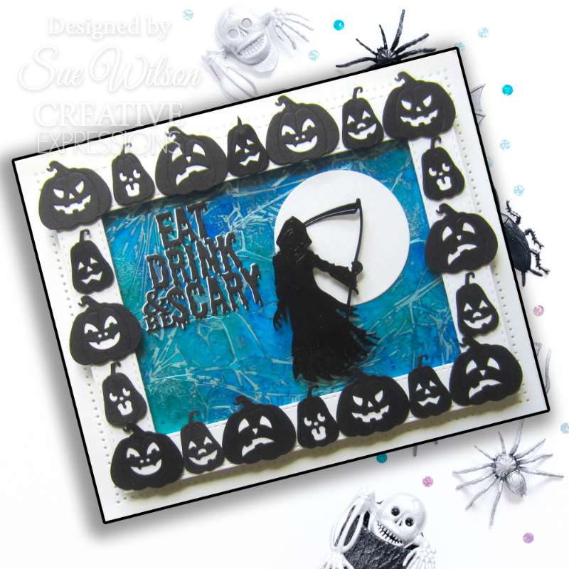 Matrice de découpe Le Faucheur d'Halloween Sue Wilson Creative Expressions