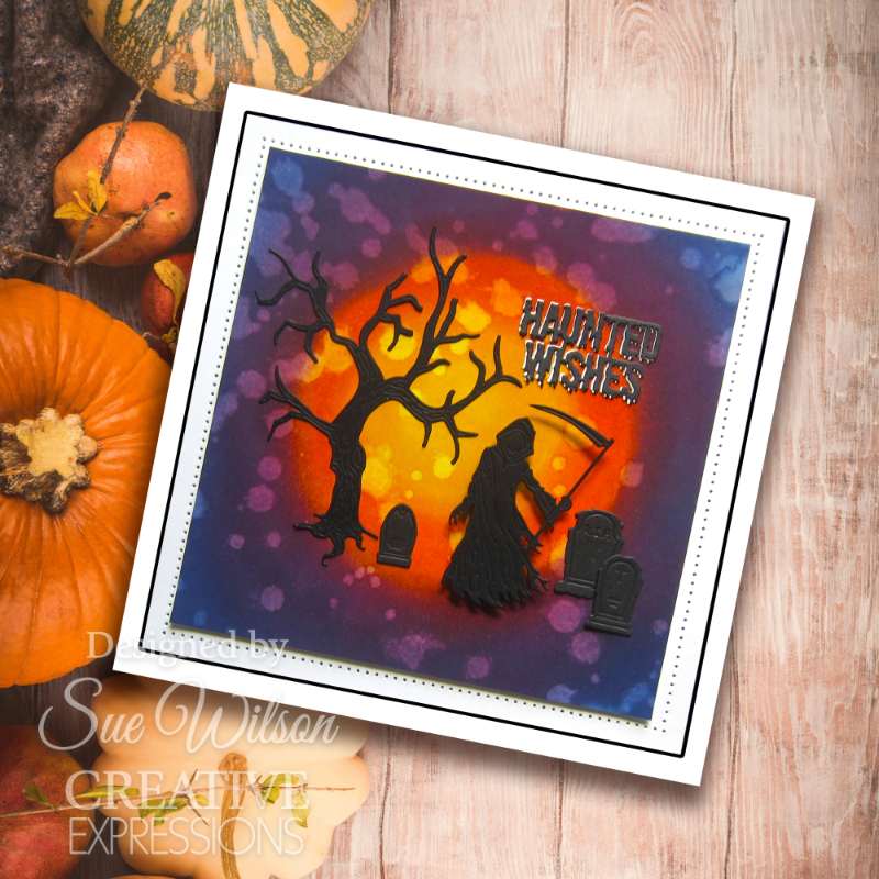 Matrice de découpe Le Faucheur d'Halloween Sue Wilson Creative Expressions