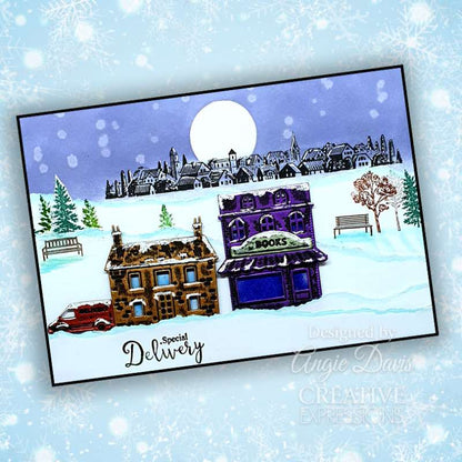 Creative Expressions Sue Wilson Cottage Scenes Ensemble de tampons 10,16 x 15,24 cm