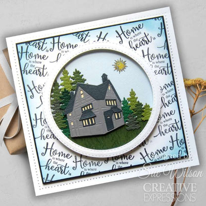 Creative Expressions Sue Wilson Cottage Scenes Ensemble de tampons 10,16 x 15,24 cm