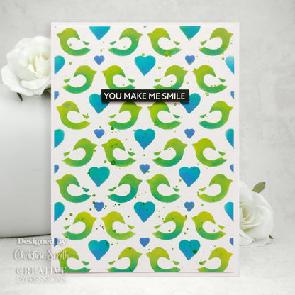 Pochoir Creative Expressions Love Birds DL 10,0 x 20,3 cm