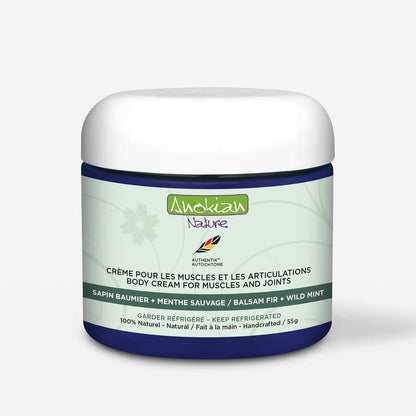 Crème naturelle pour tensions musculaires | Sapin baumier & menthe sauvage