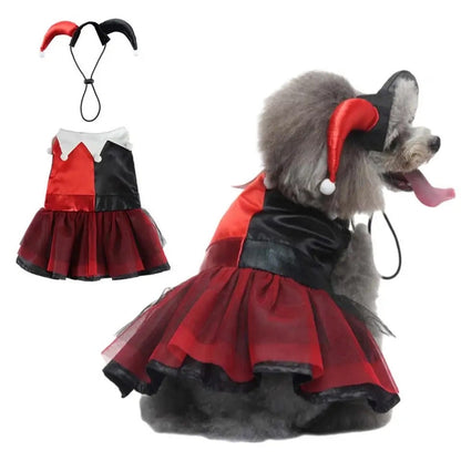 Costume de chien cornes de diable | Costume d'Halloween pour chien