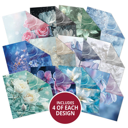 Duo Design Paper Pads - Frosted Flowers & Winter Breeze