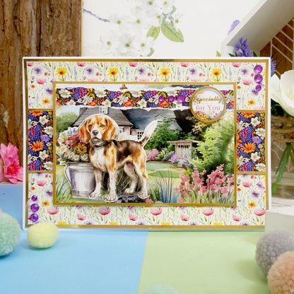 Feuille de dessus de découpage Jack Russell Terrier et Beagle