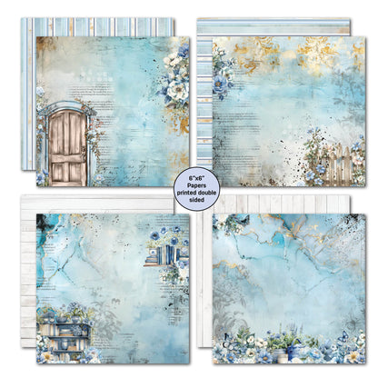 3Quarter Designs Bloc de papiers Delicate Harmony 6x6