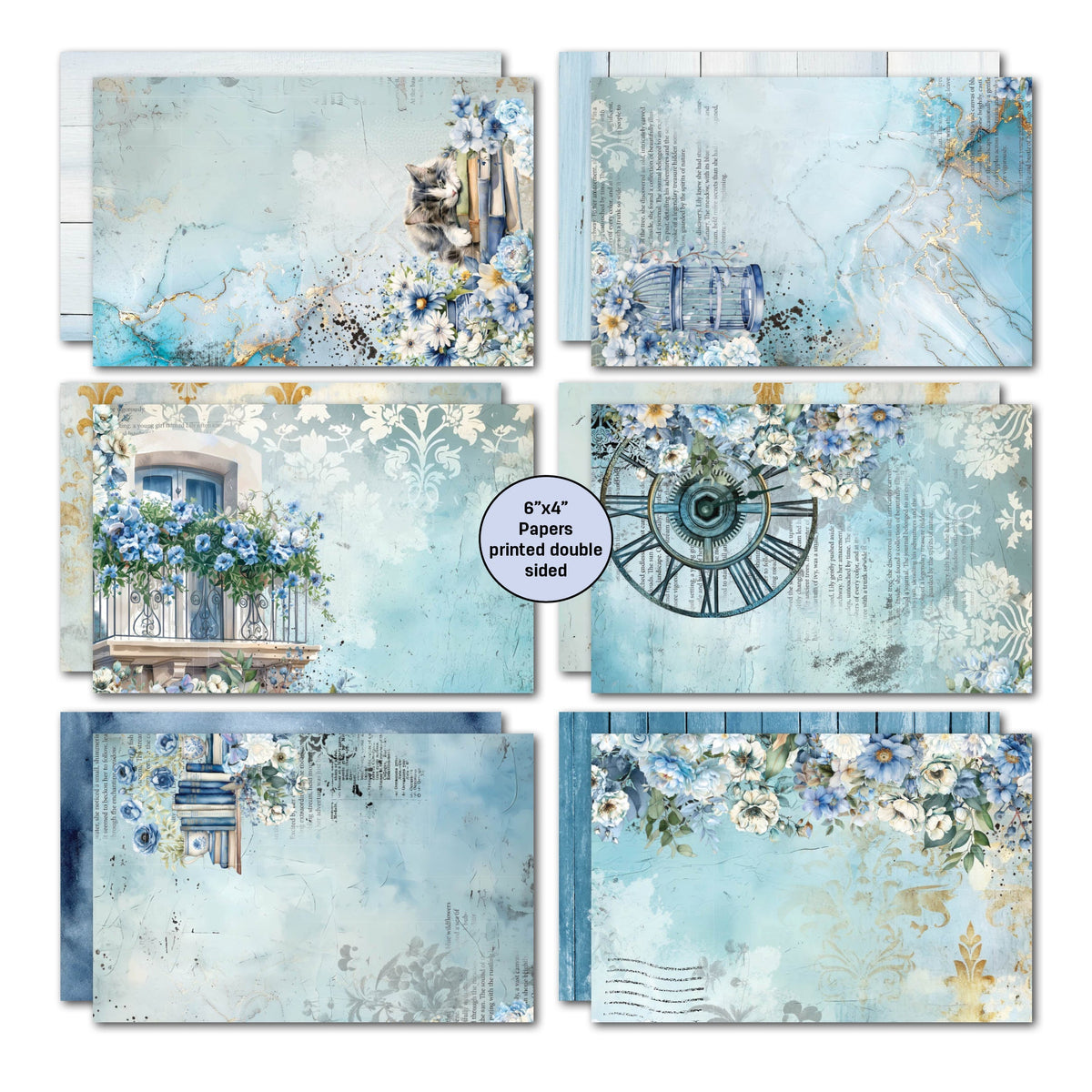 Lot de cartes 3Quarter Designs Delicate Harmony 6x4