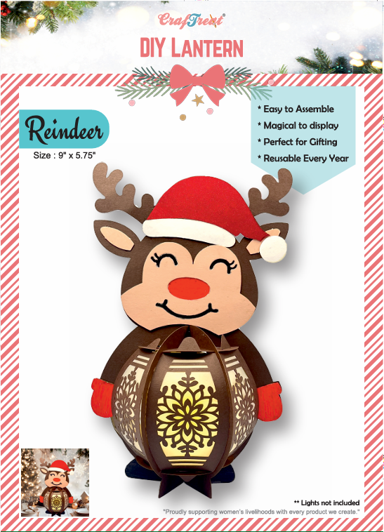 Lanterne en papier DIY CrafTreat - Rennes