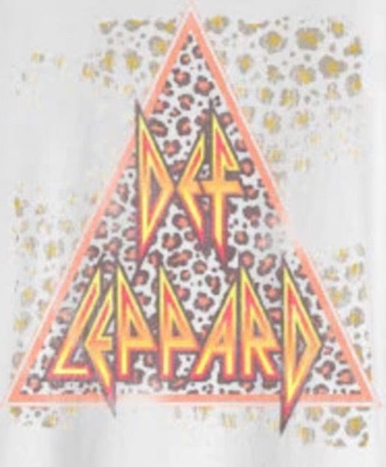 T-shirt avec logo Def Leppard (triangle)