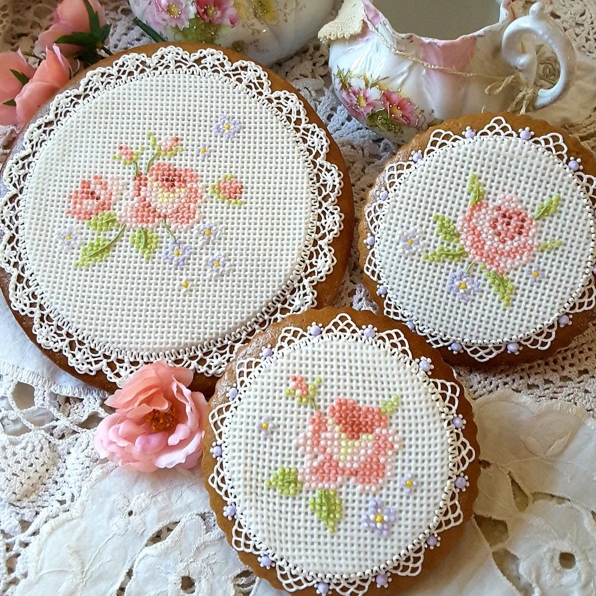 Cross Stitch Silicone Mould
