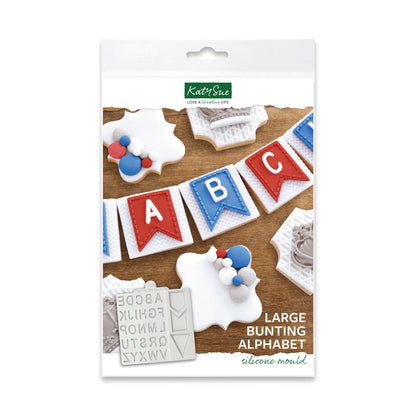 Grand moule en silicone alphabet guirlande