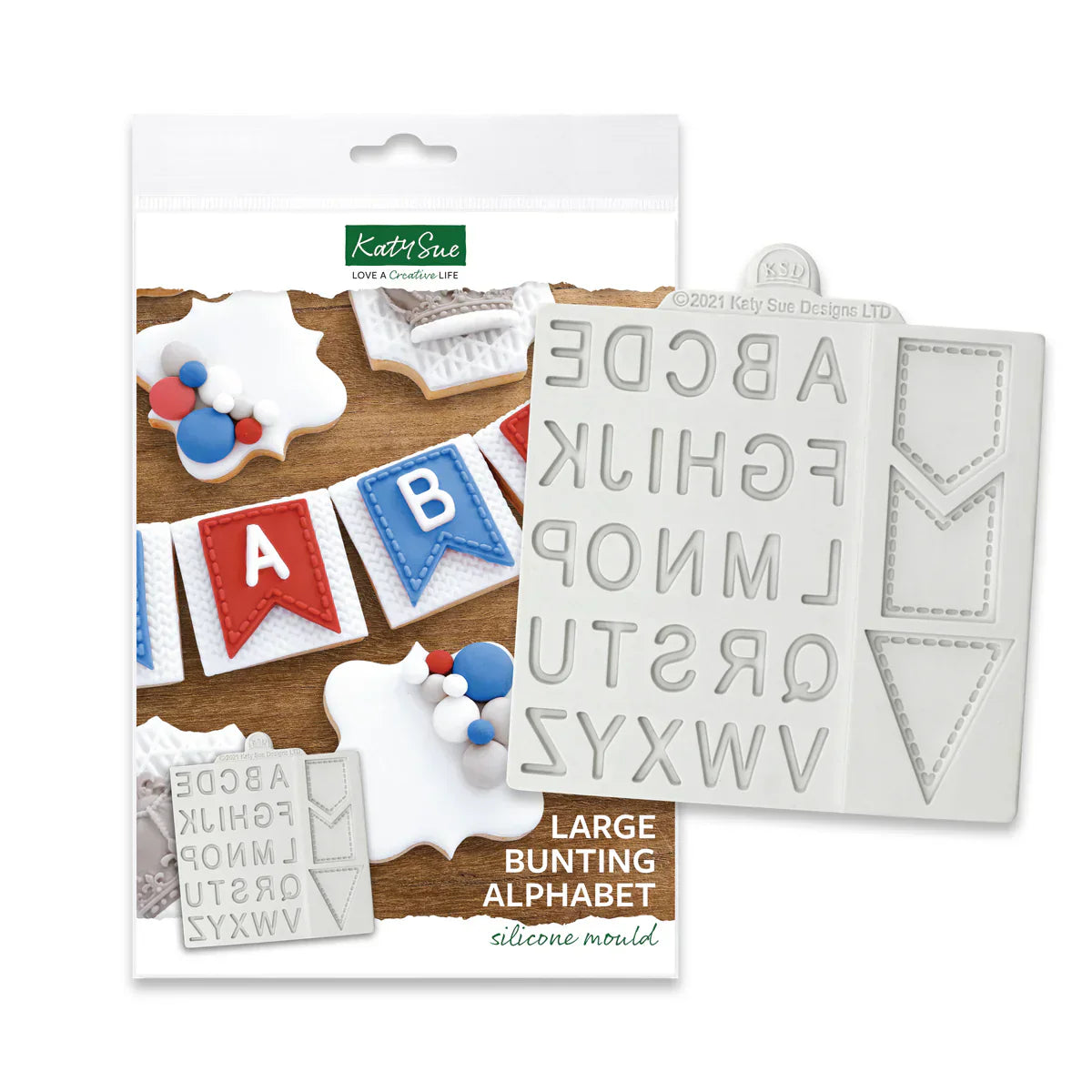 Grand moule en silicone alphabet guirlande