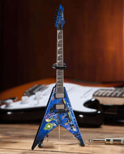 Guitare miniature Megadeth officielle Dave Mustaine Signature V "Rust In Peace"