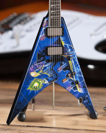 Guitare miniature Megadeth officielle Dave Mustaine Signature V "Rust In Peace"