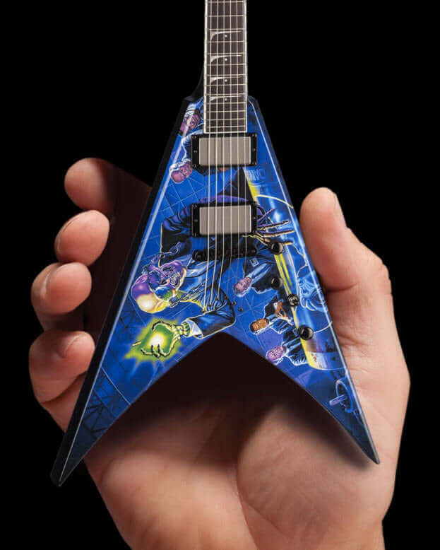 Guitare miniature Megadeth officielle Dave Mustaine Signature V "Rust In Peace"