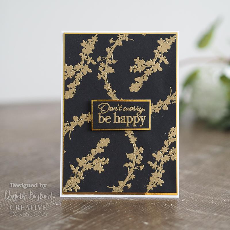 Creative Expressions Designer Boutique Collection Tampons Transparents A6 "Fleurs Printanières"