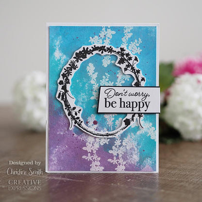 Creative Expressions Designer Boutique Collection Tampons Transparents A6 "Fleurs Printanières"