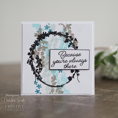 Creative Expressions Designer Boutique Collection Tampons Transparents A6 "Fleurs Printanières"