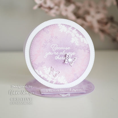 Creative Expressions Designer Boutique Collection Tampons Transparents A6 "Fleurs Printanières"