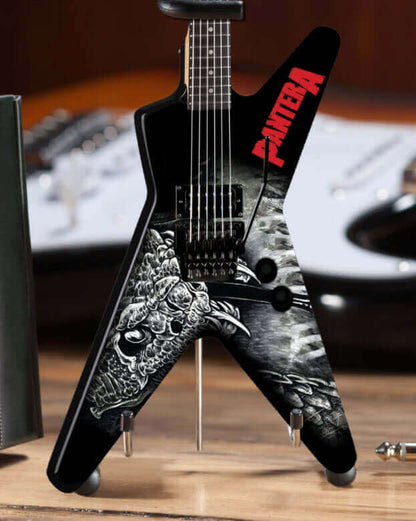 Guitare miniature Dimebag Darrell Pantera Black & White Southern Trendkill ML