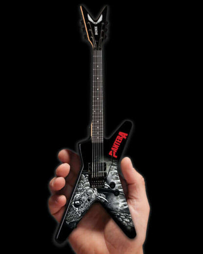 Guitare miniature Dimebag Darrell Pantera Black & White Southern Trendkill ML