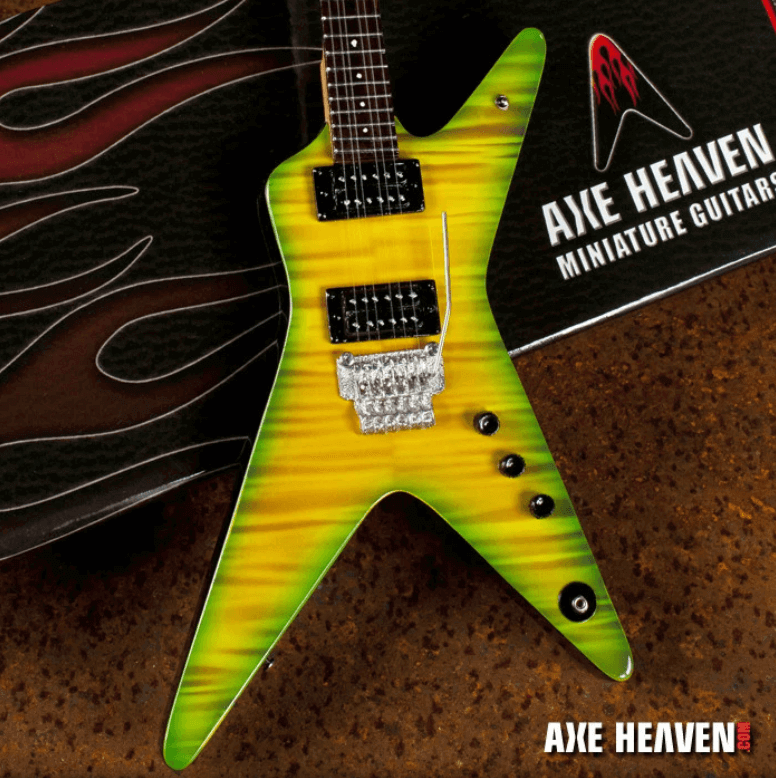Dimebag Darrell Signature Slime Dime Miniature Guitar Replica