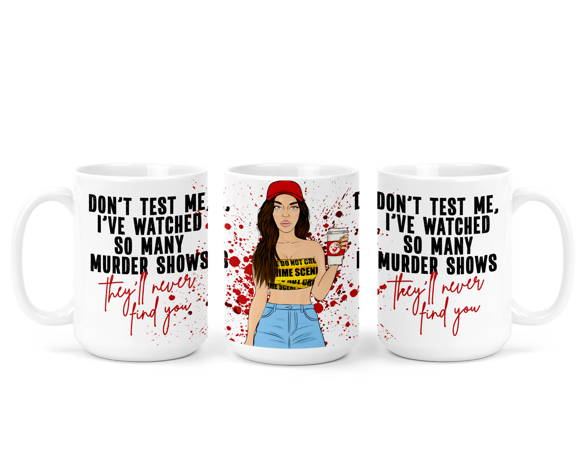 Mug en céramique "Ne me teste pas"