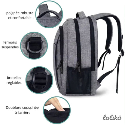 Sac à dos polyvalent noir