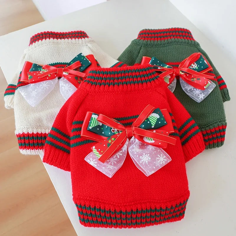Pull de Noël pour chien | Tricot de Noël pour chien