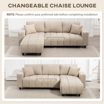 Wilshere Reversible Sectional with Changeable Chaise-Available in 2 Colours