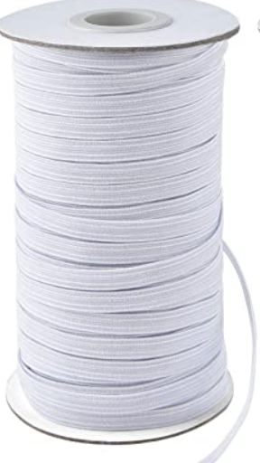 Élastique tressé 1/4" (6 mm)