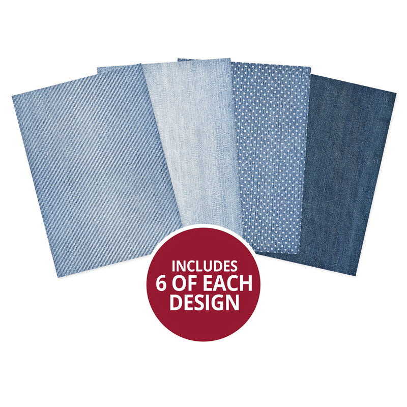 Packs de papier essentiels - Imprimés denim