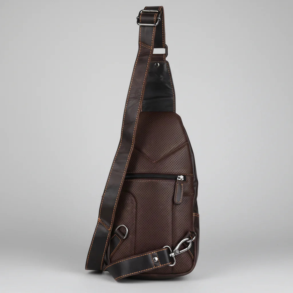 Greenwood Leather Crossbody Chest Bag