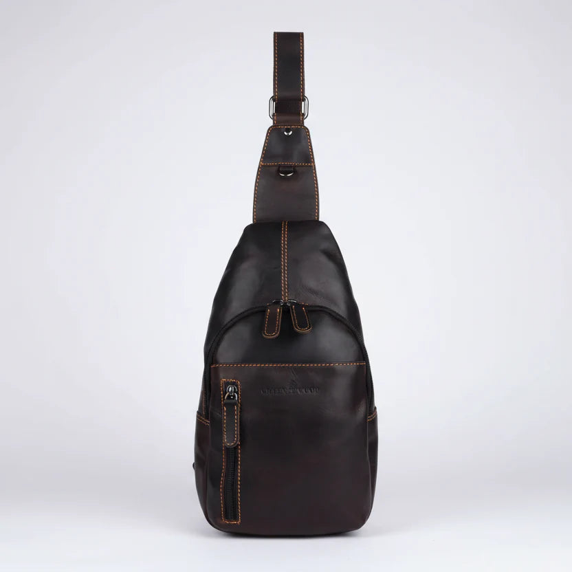 Greenwood Leather Crossbody Chest Bag