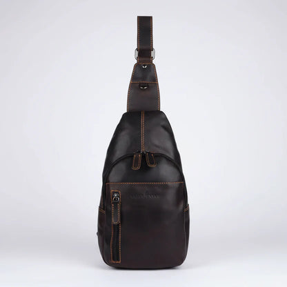 Greenwood Leather Crossbody Chest Bag