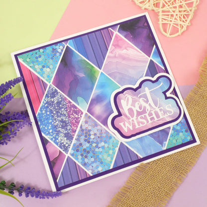 Bloc de papier Hunkydory Essential Selection - Arc-en-ciel