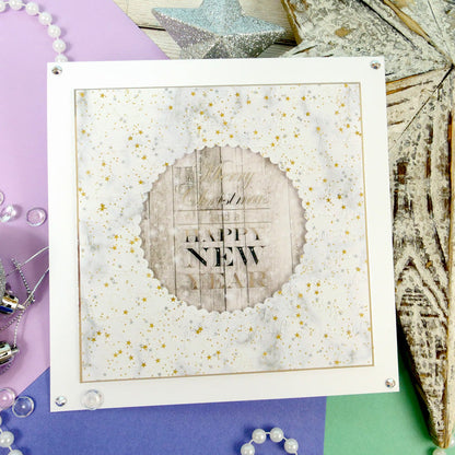 Bloc de papier Hunkydory Essential Selection - Blancs d'hiver