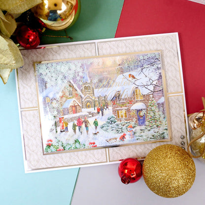 Bloc de papier Hunkydory Essential Selection - Blancs d'hiver