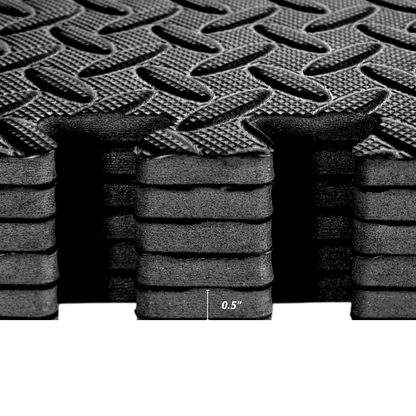 HAJEX Tapis de sol de gym emboîtable - Paquet de 6