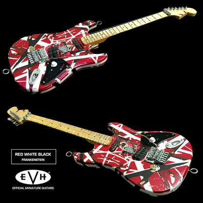 Réplique de guitare miniature de collection EVH "Frankenstein" Eddie Van Halen