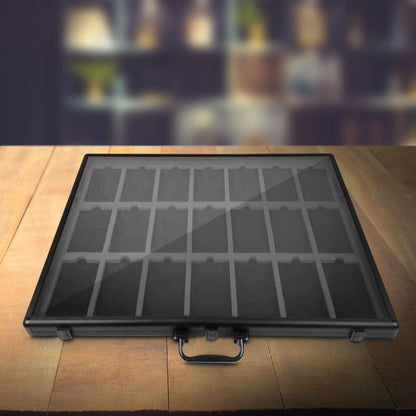 EVORETRO Graded Card Display Case – 21-Slot Secure Showcase