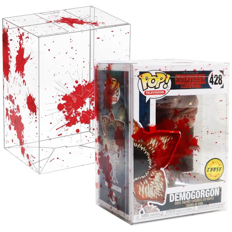 Funko Pop 4 pouces - Sang rouge avec impacts de balles - Protecteur EVORETRO PET 0,40 mm - Lot de 10