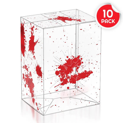 Funko Pop 4 pouces - Sang rouge avec impacts de balles - Protecteur EVORETRO PET 0,40 mm - Lot de 10