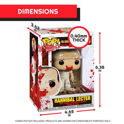 EVORETRO Mixed Printed Protectors for 4 Inches Funko Pop - 0.40mm Thick
