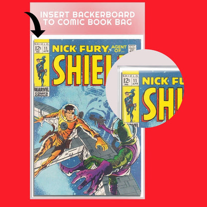 Plaques de renfort pour bandes dessinées Silver Age - Épaisseur 24PT